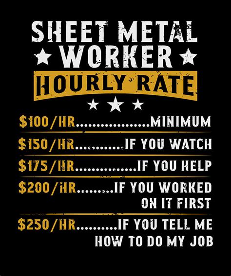 sheet metal mechanic hourly rate|sheet metal worker pay scale.